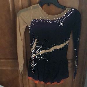 Costume made figure skating costume